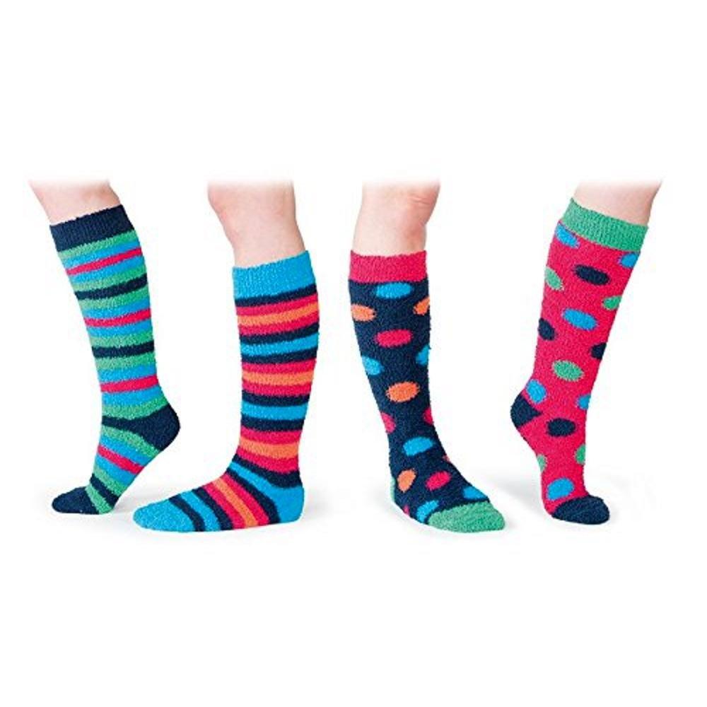 [AUSTRALIA] - Fluffy Socks - Ladies, Pink Spot - One Size 
