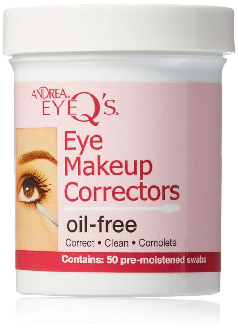 Andrea Eyeq's Oil-free Eye Make-up Correctors Pre-moistened Swabs, 50 Count - BeesActive Australia