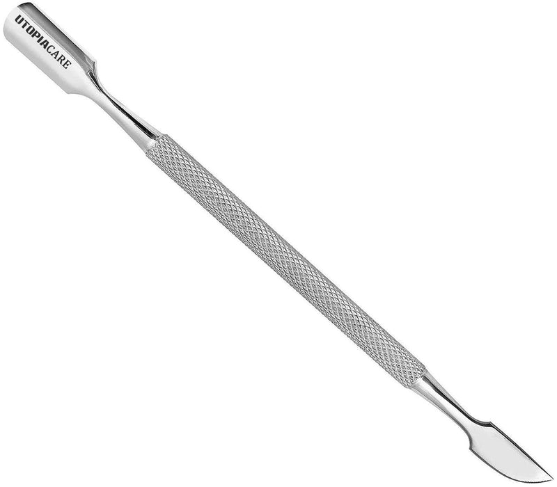 Cuticle Pusher and Cutter - Professional Grade Stainless Steel Cuticle Remover and Cutter - Durable Manicure and Pedicure Tool - for Fingernails and Toenails - BeesActive Australia