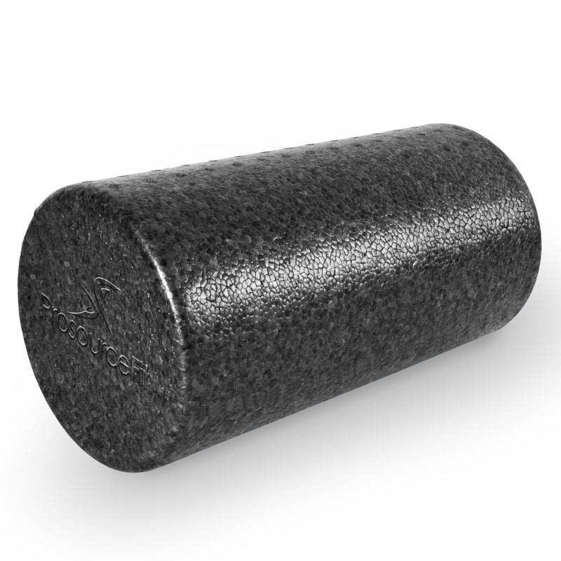 ProsourceFit High Density Speckled Black Foam Rollers 12x6 - BeesActive Australia