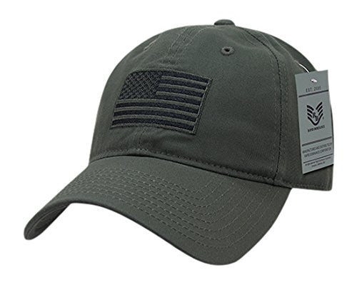 Rapiddominance Tonal Flag Relaxed Graphic Cap Olive - BeesActive Australia