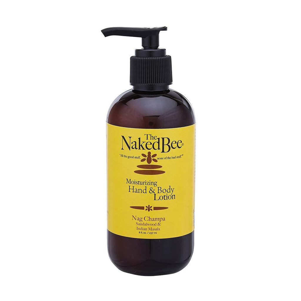 The Naked Bee Nag Champa Sandalwood & Indian Massala, Moisturizing Hand & Body Lotion, 8 Oz 8 Fl Oz (Pack of 1) - BeesActive Australia