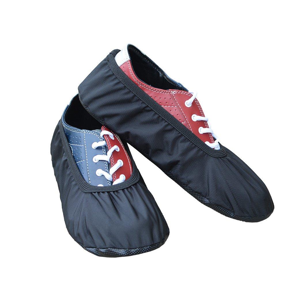 [AUSTRALIA] - MyShoeCovers Premium Bowling Shoe Covers - 1 Pair Medium Black 