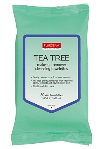 Tea Tree Make-Up Remover Cleansing Towelettes 2 Packs, 60 Wipes - BeesActive Australia