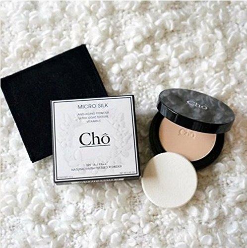 Cho Micro Silk Anti-Aging Natural Finish Pressed Powder Ultra Light Texture 12G M3 for Yellowish-Brown Skin Olive Skin - BeesActive Australia