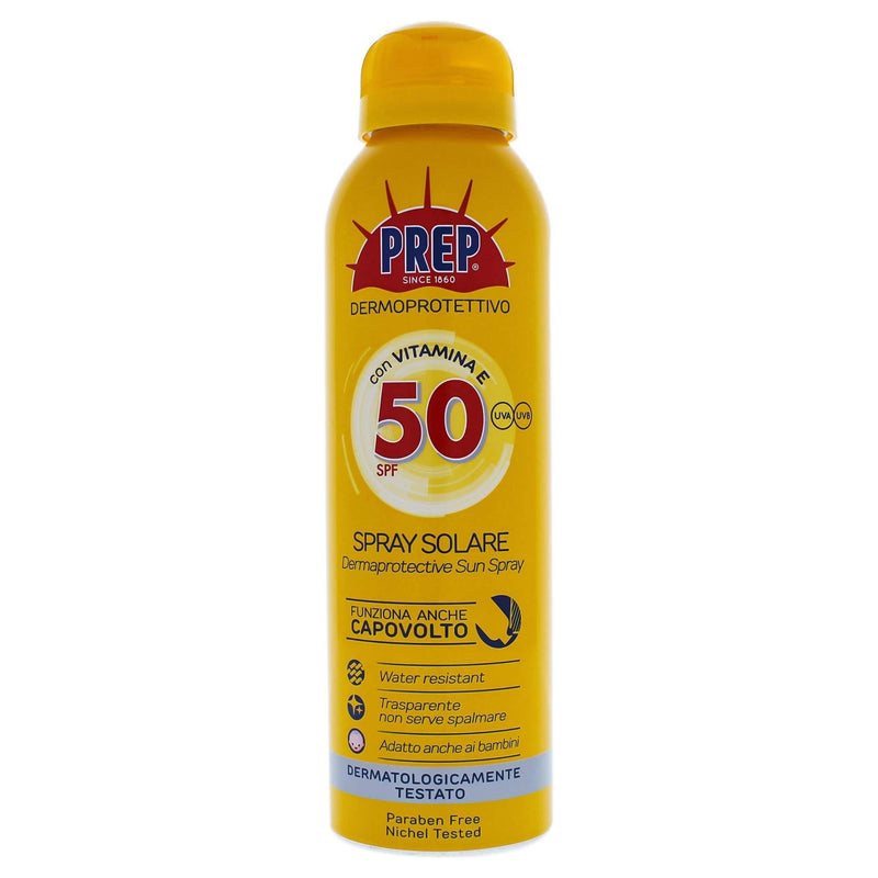 Prep Derma-Protective SPF 50 Sun Spray for Unisex, 5 Ounce - BeesActive Australia