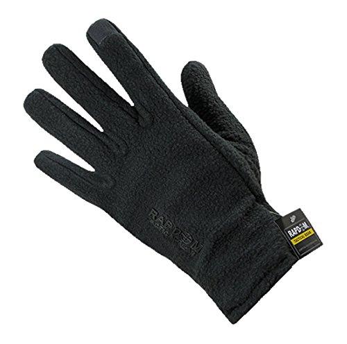 [AUSTRALIA] - RAPDOM Tactical Polar Fleece Gloves, Black, X-Large 