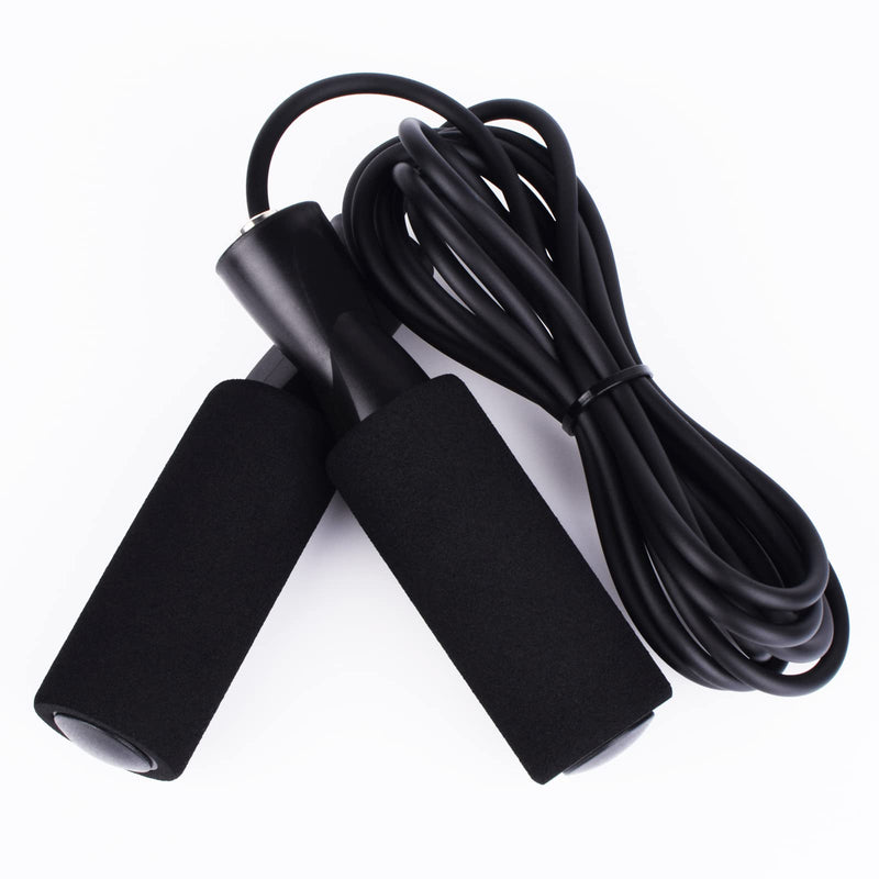 Jump Rope Adjustable Durable for Fitness Workout Exercise Black - BeesActive Australia
