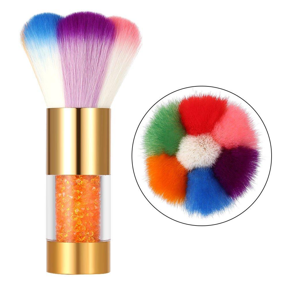 Nail Art Dust Remover Brush Anself Nail Cleaner For Acrylic & UV Nail Gel Powder Brush Rhinestones Makeup Foundation Brush Tool (1Pc) - BeesActive Australia