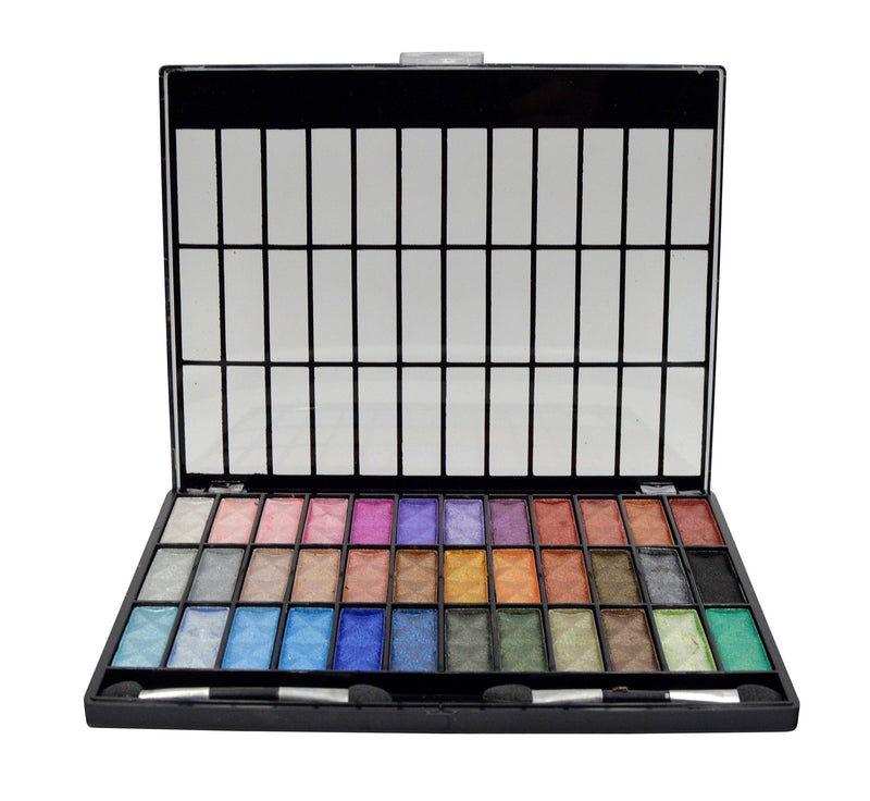 BYS 36 Palette Eyeshadow, 02 Colour Perfectionist - Intense Pigment, Shimmer Look, Glitter Eyeshadows Palettes - BeesActive Australia