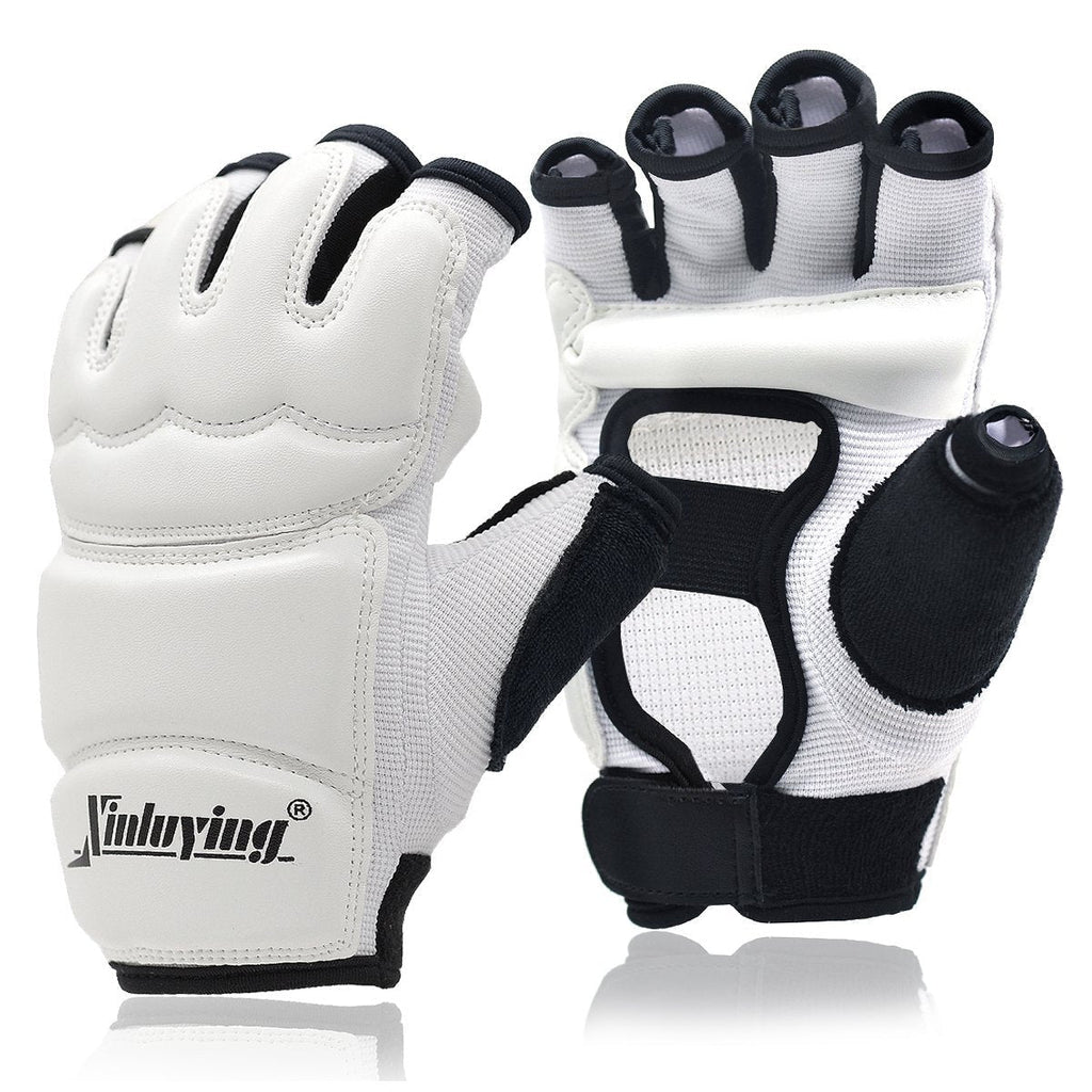 [AUSTRALIA] - Xinluying Punch Bag Taekwondo Karate Gloves for Sparring Martial Arts Boxing Training Fingerless Women Kids Small 