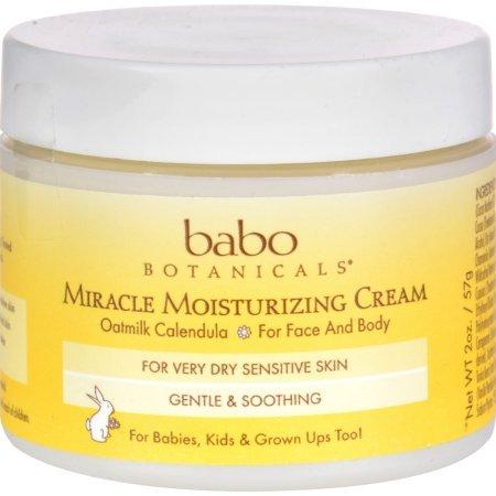 Babo Botanicals Miracle Moisturizing Cream Oatmilk Calendula 2 oz WLM - BeesActive Australia