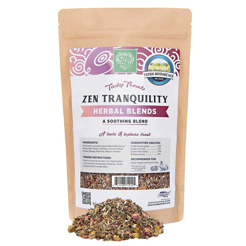 Small Pet Select - Zen Tranquility Herbal Blend 4.4 Ounce (Pack of 1) - BeesActive Australia