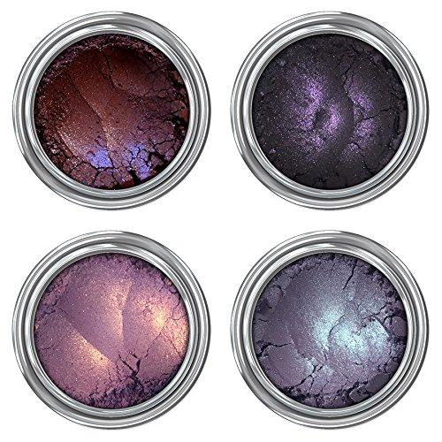 Concrete Minerals Eyeshadow, Silky- Smooth and Highly Pigmented, Longer-Lasting With No Creasing, 100% Vegan and Cruelty Free, Handmade in USA, 8 Grams Loose Mineral Powder (Black Magic) Black Magic - BeesActive Australia