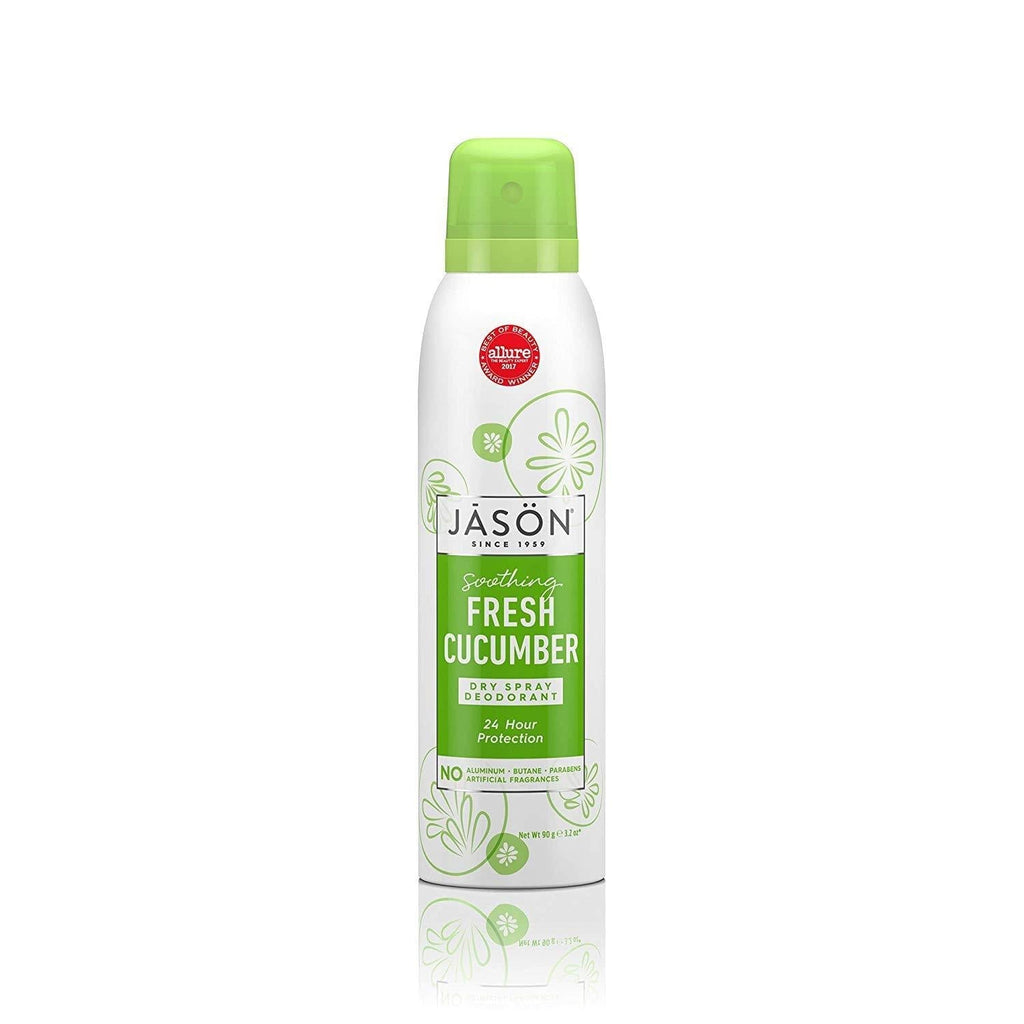 Jason Dry Spray Deodorant, Soothing Fresh Cucumber, 3.2 Oz - BeesActive Australia