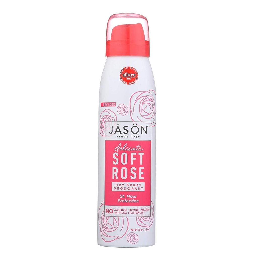 Jason Dry Spray Deodorant, Delicate Soft Rose, 3.2 Oz - BeesActive Australia
