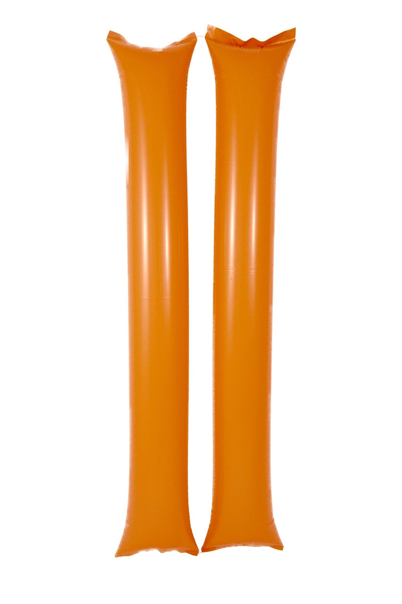 [AUSTRALIA] - Deseret Deals Thunder Sticks Orange Inflatable Noisemakers (5 Pairs) 