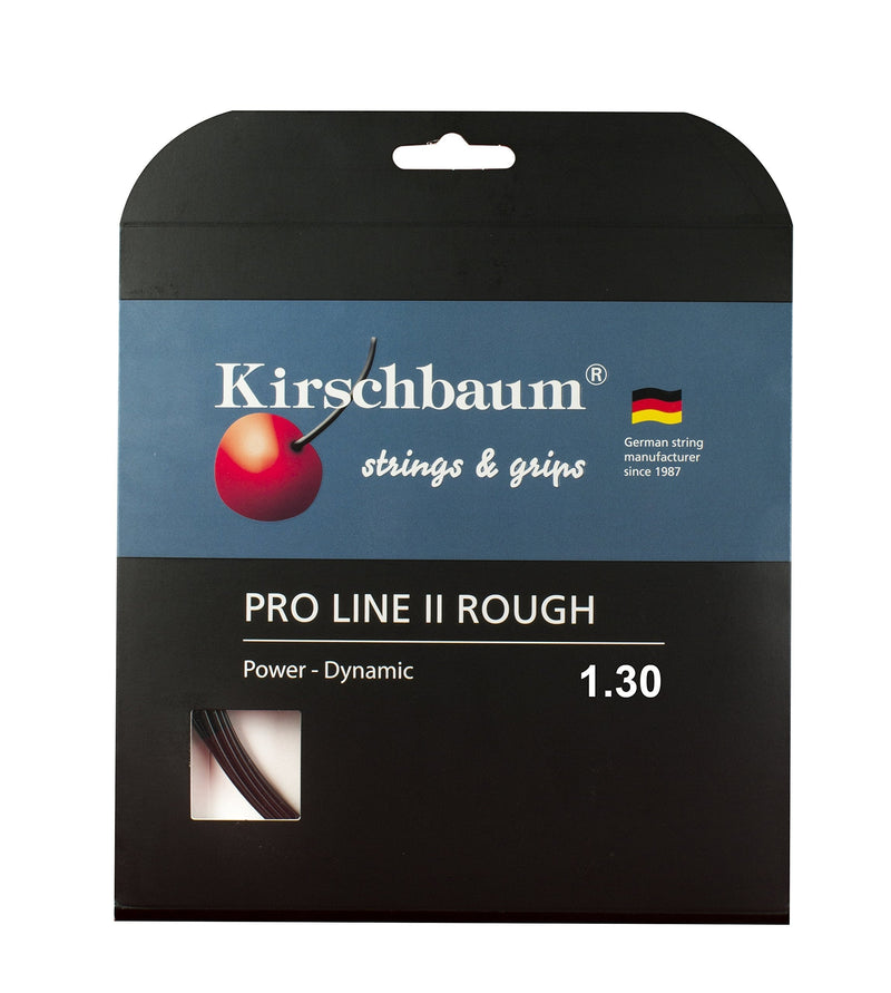 [AUSTRALIA] - Kirschbaum Pro Line II Rough String Set 1.30mm/16g Black 
