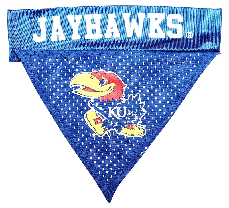 Pet Goods NCAA Kansas Jayhawks Collar Bandana, One Size - BeesActive Australia