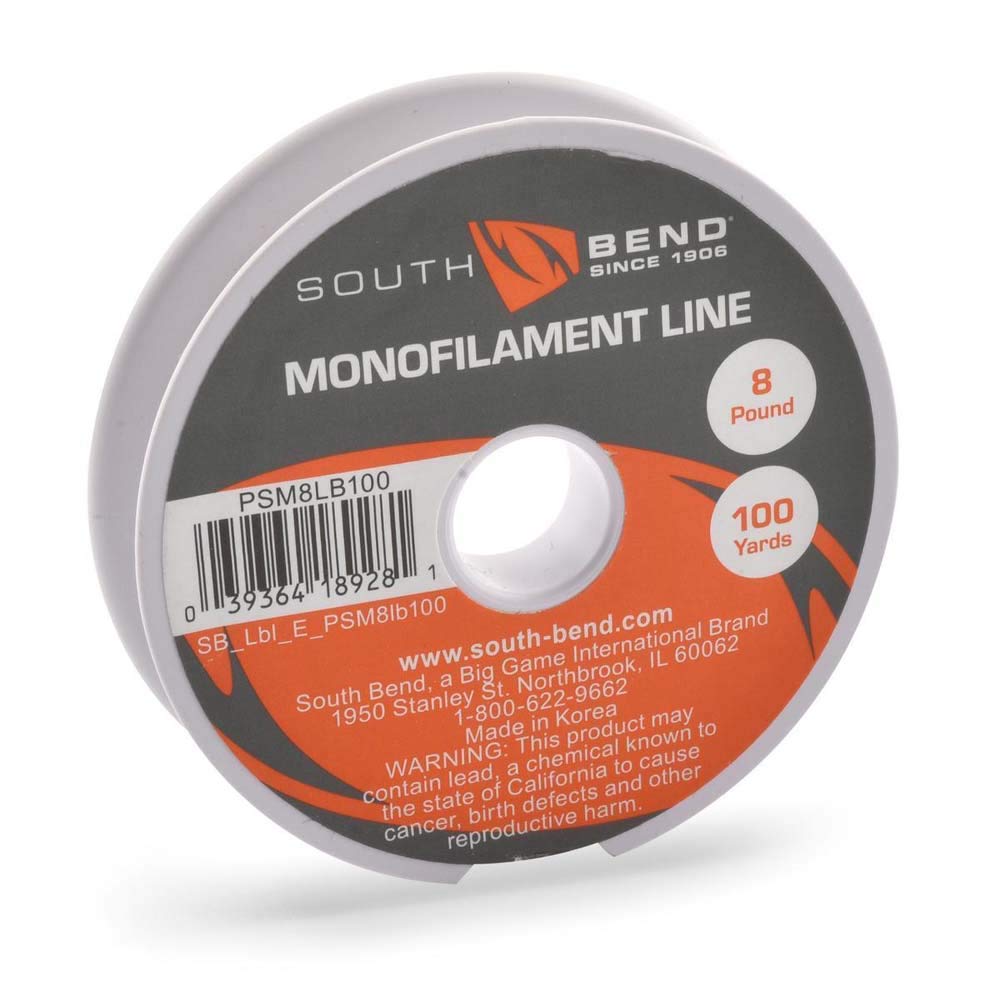 SouthBend Pony Spool PSM8LB100 Monofilament 8lb/100Yard Line - BeesActive Australia
