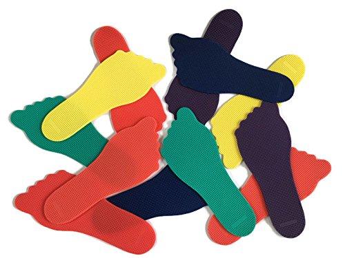 Playscene Feet Markers, Assorted Colors, (Set of 6 Pairs) - BeesActive Australia