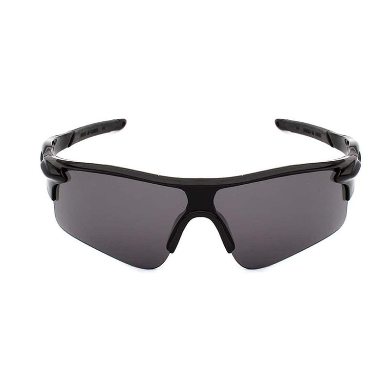 Sekishun-cho Outdoor Sports Athlete's Sunglasses for Cycling Fishing Golf,100% UV Protection Black - BeesActive Australia