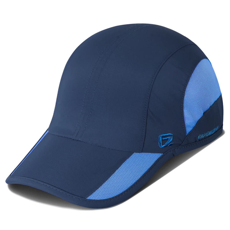 GADIEMKENSD Outdoor Running Hat Unstructured Sports Cap Quick Dry Mesh for Adults Navy 7-7 1/2 - BeesActive Australia