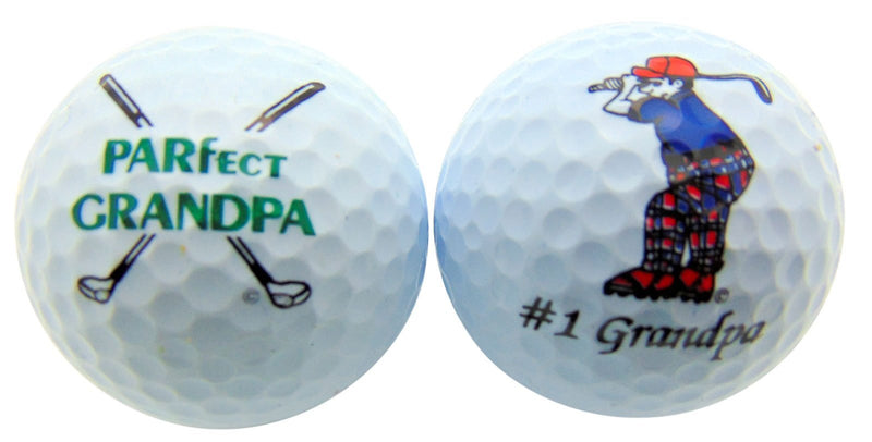 Westman Works Happy Fathers Day Grandpa Set of 2 Golf Ball Gift Pack for Grandfather - BeesActive Australia