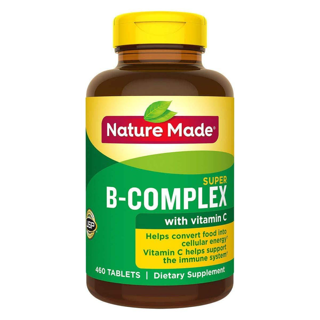 Nature Made Super B Complex Tablets, VarietySize Pack of 460 Count - BeesActive Australia