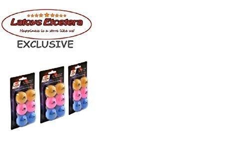 [AUSTRALIA] - Lion Sports Ping Pong Ball 6 Pack / 3 Pack Bundle Set (Total of 18 Balls) 