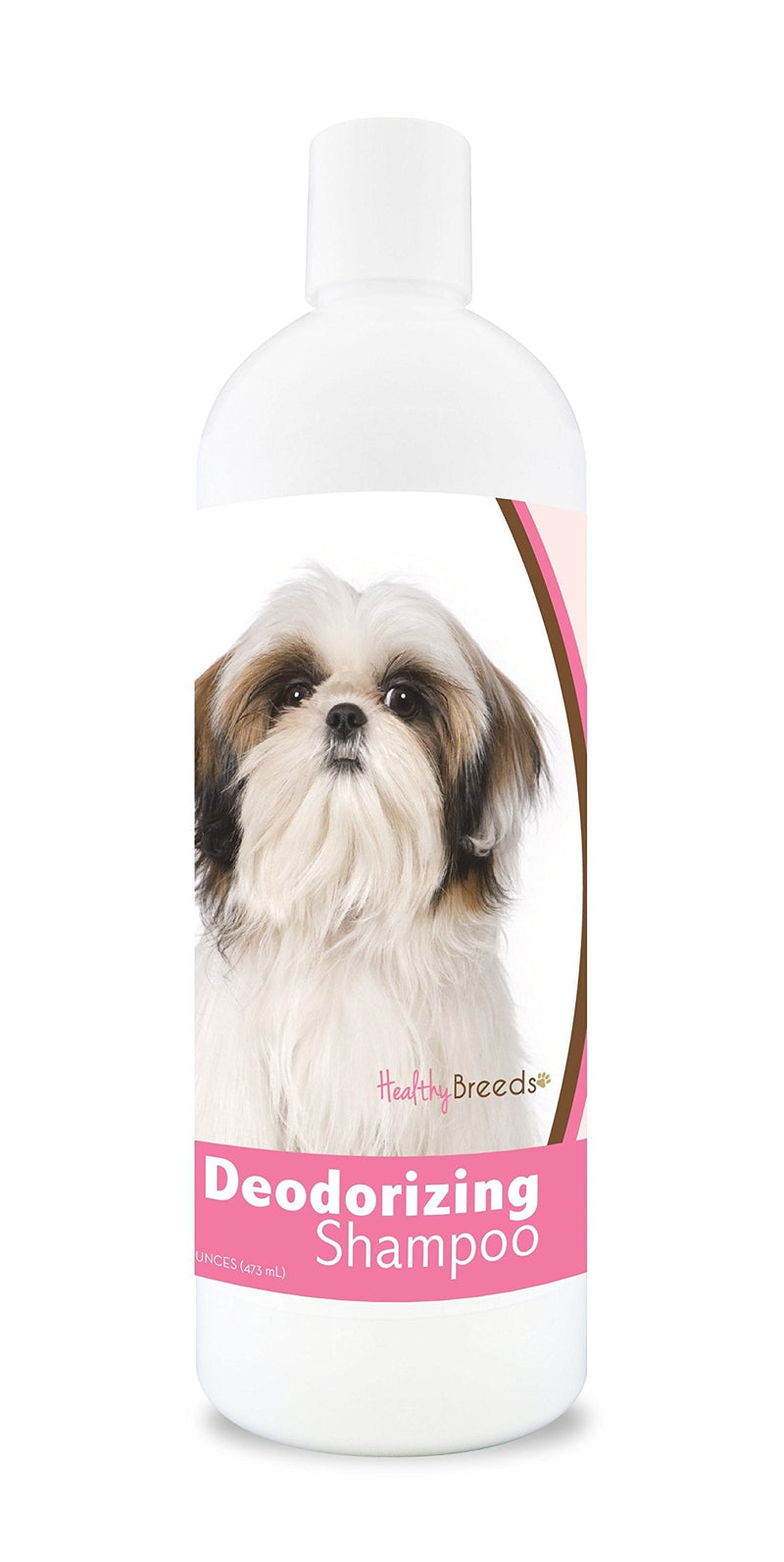 Healthy Breeds Deodorizing Shampoo – Hypoallergenic, pH Balanced Cleanser with Essential Fatty Acids to Moisturize Dry Skin – Sweet Pea & Vanilla Scent – 16 oz Shih Tzu - BeesActive Australia