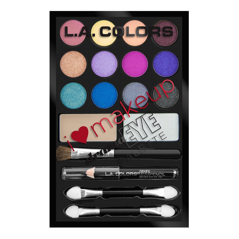 L.A. Colors I Heart Makeup Eyeshadow Palette, Dazzling, 0.26 Ounce - BeesActive Australia