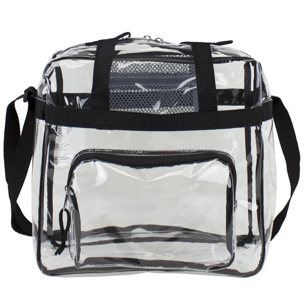 Eastsport Clear Stadium Approved Tote, Black - BeesActive Australia