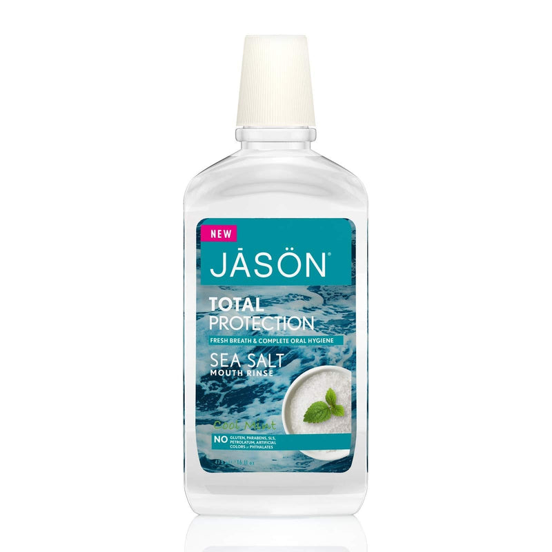 Jason Sea Salt Mouthwash, Cool Mint, 16 Oz (Packaging May Vary) 16 Fl Oz (Pack of 1) - BeesActive Australia