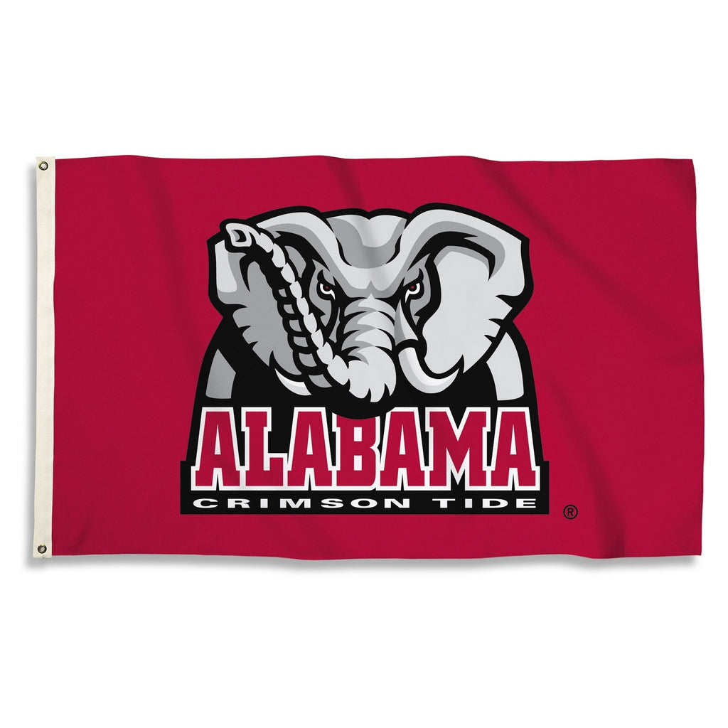 BSI NCAA Unisex NCAA 3 x 5 Foot Flag with Grommets Alabama Crimson Tide One Size Alabama-1 - BeesActive Australia