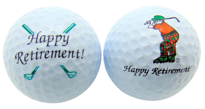 Westmon Works Happy Retirement Set of 2 Golf Ball Golfer Gift Pack - BeesActive Australia