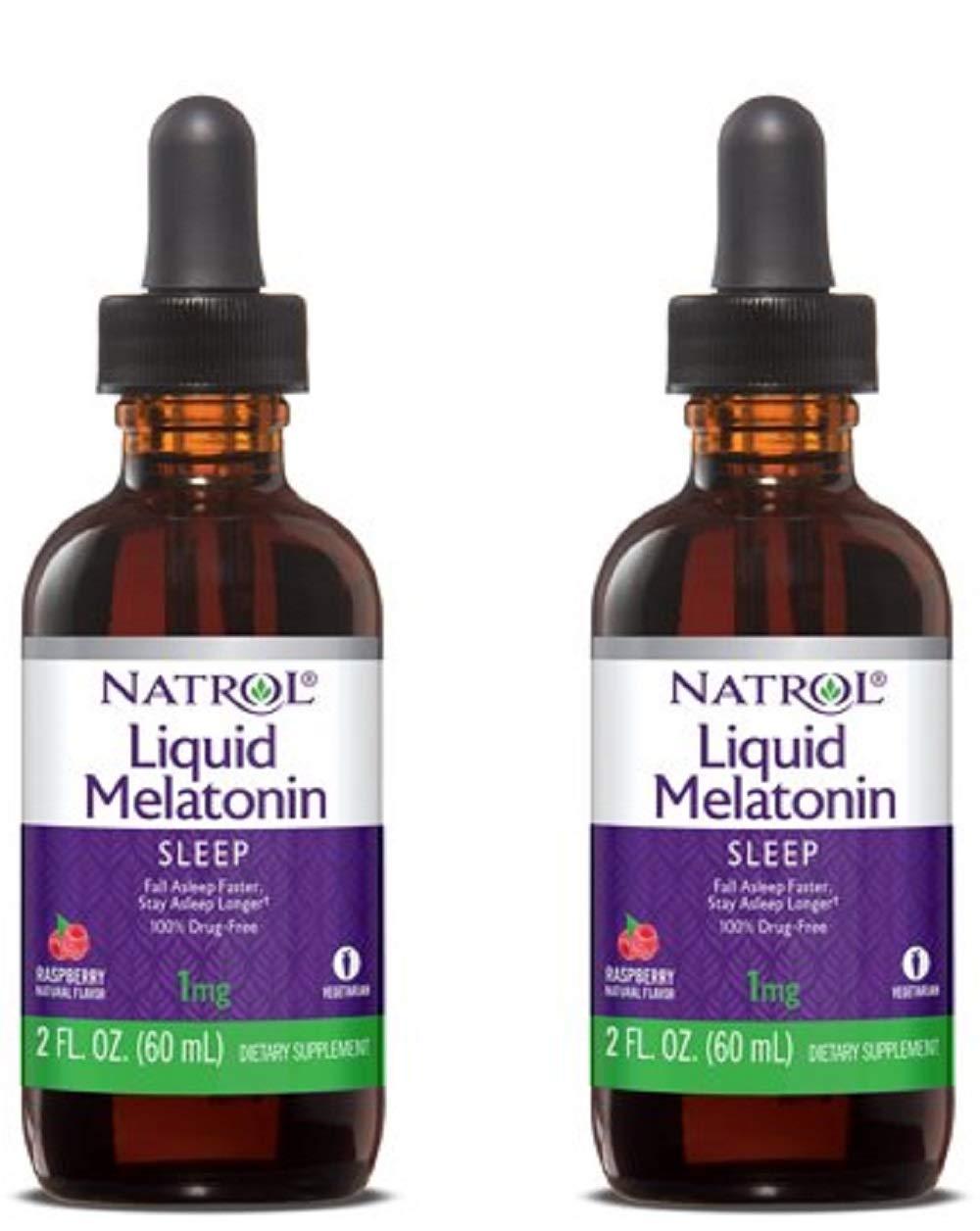 Natrol Melatonin 1 mg Liquid 2 oz (Pack of 2) - BeesActive Australia