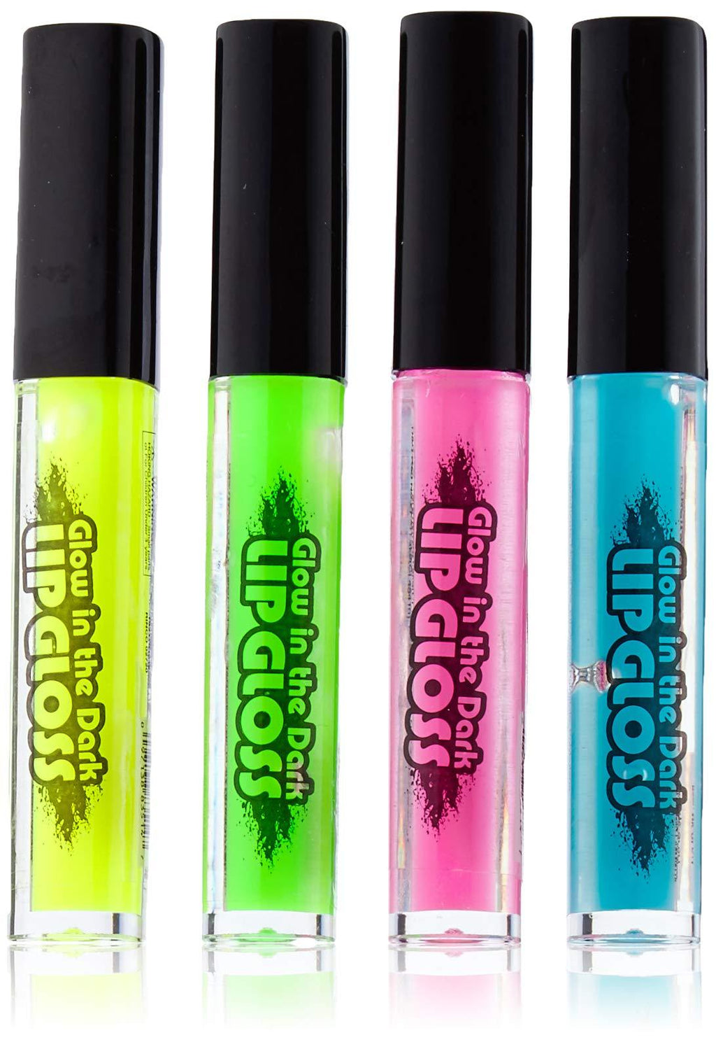 Rhode Island Novelty Assorted Color Glow in The Dark Lip Gloss (4) - BeesActive Australia