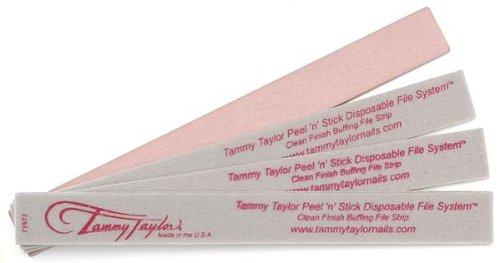 Tammy Taylor Peel ’N’ Stick Clean Finish Buffing File | Washable Buffer Made From Cloth Material, Not Paper | Leaves Nails Perfectly Smooth (25 Pack) 25 - BeesActive Australia