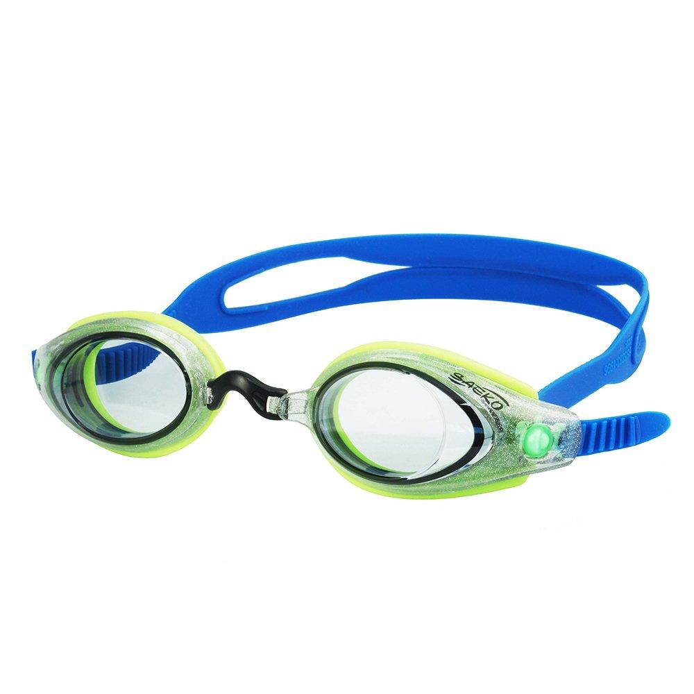 [AUSTRALIA] - Saeko S57 Sprint Series low profile Racing Goggles, Ultra Anti-Fog & UV Protected Optical Grade Polycarbonate lenses Trans/Green 