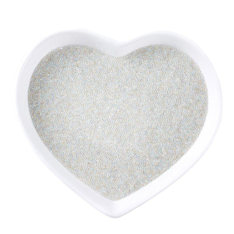 Pandahall 50g Translucence DIY 3D Caviar Nail Art Decoration Mini Micro Glass Beads for Nail Care No Hole Crystal 0.6-0.8mm X-MRMJ-R038-B02 0.6~0.8mm#Crystal - BeesActive Australia