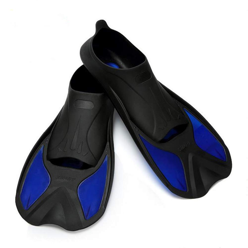 Atphfety Smart Short Blade Swim Fins for Training Swimming and Snorkeling blue X-Small - BeesActive Australia