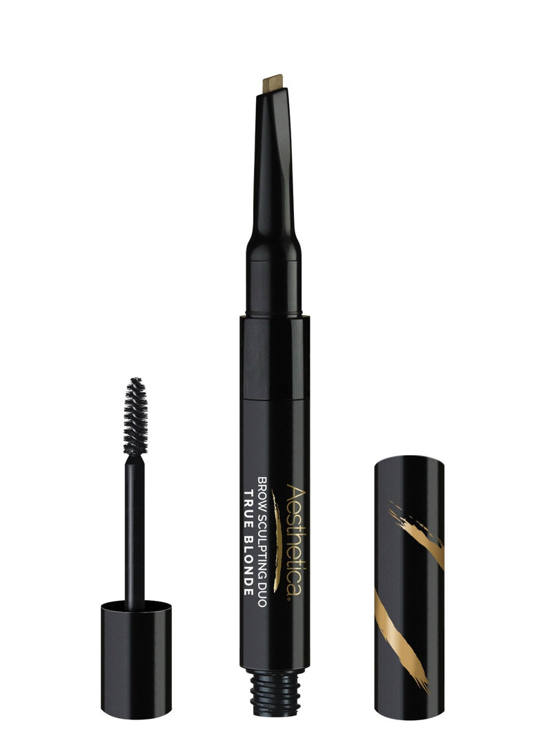 Aesthetica Brow Sculpting Duo - Eyebrow Definer/Brow Gel (Blonde) True Blonde - BeesActive Australia