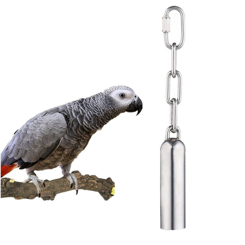 Stainless Steel Bell Toy for Birds,Heavy Duty Bird Cage Toys for Parrots, African Greys, Mini Macaws, Small Cockatoos, Cockatiels & More (Small or Large) L Bird Toy Bell - BeesActive Australia