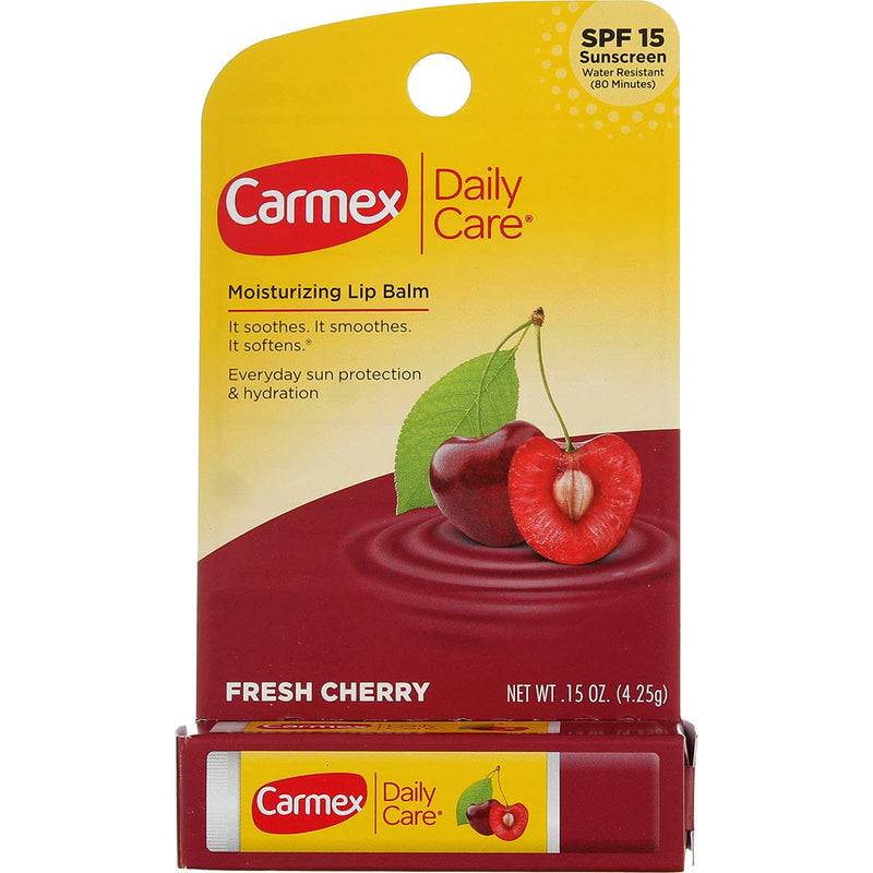 Carmex Click-Stick Moisturizing Lip Balm SPF 15 Cherry 0.15 oz (Pack of 4) - BeesActive Australia