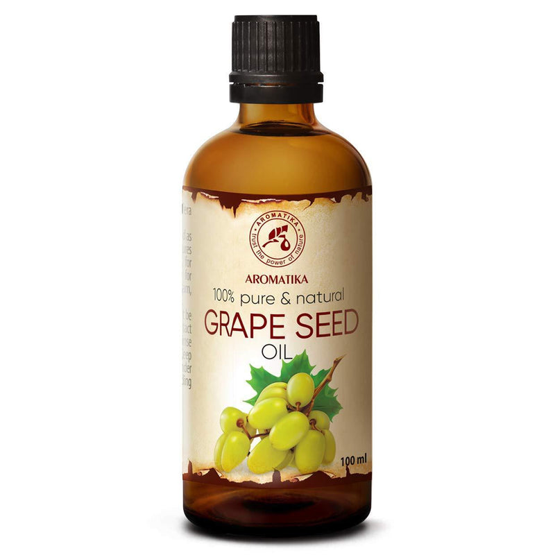 Grapeseed Oil 3.4oz - 100ml - Best for Aromatherapy - Aroma Bath - Diffuser - Home Fragrance - 100% Pure & Natural 3.4 Ounce - BeesActive Australia