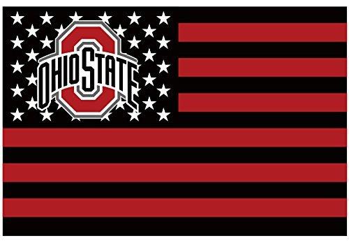 Ohio State Buckeyes 3x5FT Stars and Stripes Flag Buckeyes-nation - BeesActive Australia