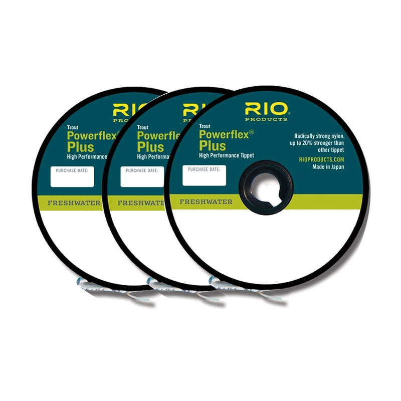 Rio Fly Fishing Powerflex Plus Tippet 50yd 3 Pack 4x-6x - BeesActive Australia