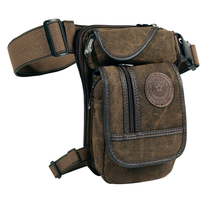 [AUSTRALIA] - Egoodbest Canvas Tactical Military Waist Pack Pouch Outdoor Drop Leg Bag 