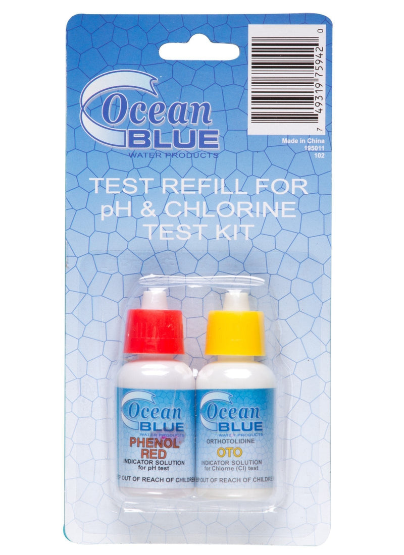 [AUSTRALIA] - Ocean Blue Water Products pH & Chlorine Test Kit Test Kit Refill 